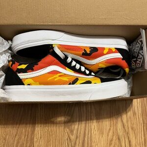 Vans Old School Pop Orange Camo